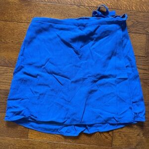 Sunday Best Royal Blue Wrap Skirt